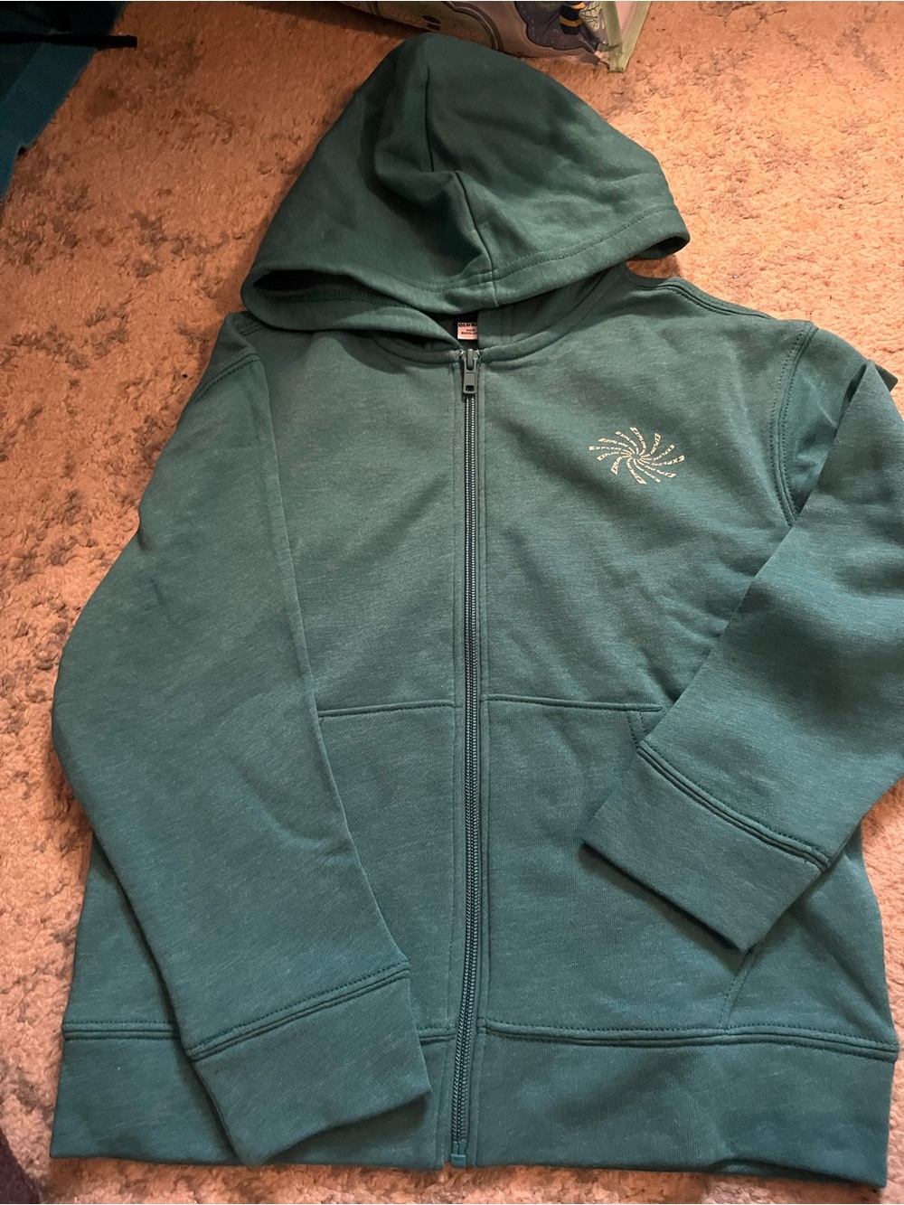 Old Navy Teal Full-Zip Hoodie for Kids